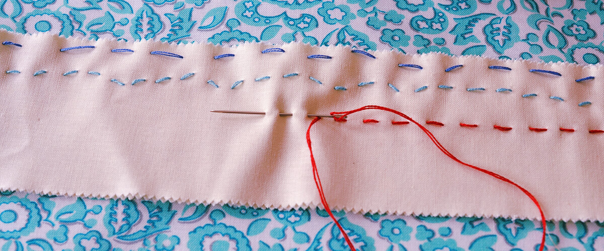 how to create double stitch sewing