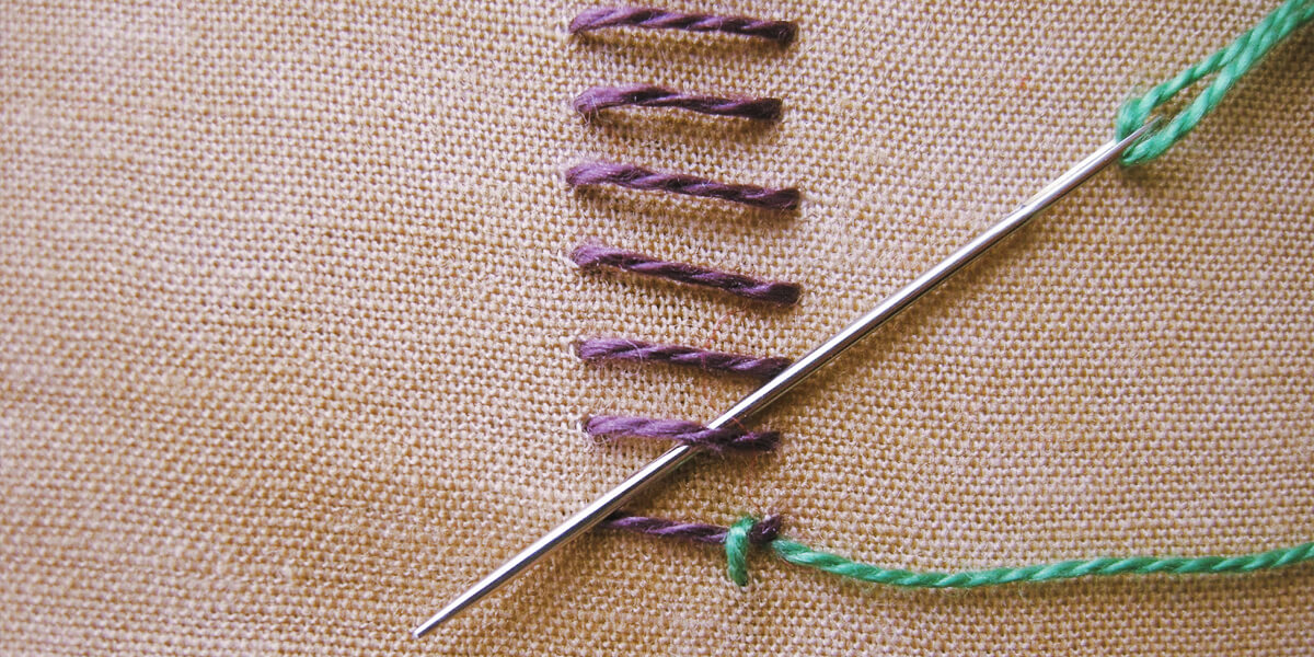 what is double stitch sewing?